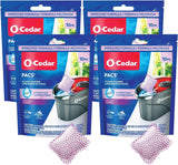 O-Cedar PACS Hard Floor Cleaner, Crisp Citrus Scent 10 Count (1-Pack) | Made with Naturally-Derived Ingredients | Safe to Use on All Hard Floors | Perfect for Mop Buckets