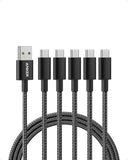 anker 2-pack usb a to usb c cable for iphone 17 series, samsung galaxy s10 and more (black, 3ft)