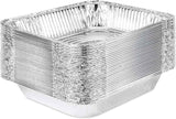 Stock Your Home Aluminum Pans 9x13 Disposable Foil Pans (30 Pack) - Half Size Steam Table Deep Trays - Tin Foil Pans Great for Cooking, Heating, Storing, Prepping Food