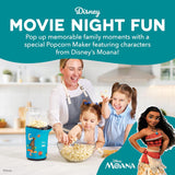 Disney Dash Fresh Pop Popcorn Maker - Oil-Free, Air Popcorn Popper - With Measuring Cup & Recipe Guide - Perfect for Movie Nights - 16 Cups, Moana