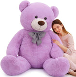 MaoGoLan Giant Teddy Bear 4 Feet,Adorable and Cuddly Big Bear Stuffed Animal 47", Classic Teddy Bear Plush Gift Decoration for Baby Shower,Party,Birthday,Valentines Day,Tan