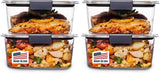 Rubbermaid Brilliance BPA Free 44-Piece Food Storage Containers Set Airtight Leak-Proof with Lids for Meal Prep Lunch and Leftovers