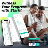 RunStar Smart Scale for Body Weight and Fat Percentage, High Accuracy 400lb Capacity Digital Bathroom Scale with Large Display
