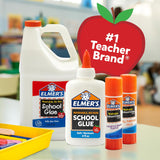 Elmer's Disappearing Purple School Glue Sticks, Washable, 22 Grams, 3 Count - Poster, Vision Board, Back to School Supplies, #1 Teacher Brand