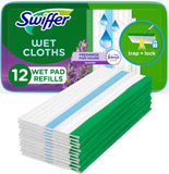 Swiffer Sweeper Wet Mopping Cloth Multi Surface Refills, Mops for Floor Cleaning, Febreze Lavender Scent, 36 Count