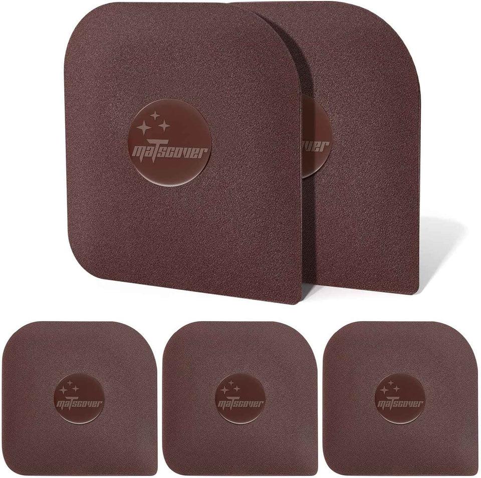 plastic pot scrapers 5-piece set for cast iron pots pans