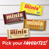 Larabar peanut butter chocolate chip mini bars, gluten free vegan, 20-count snack size