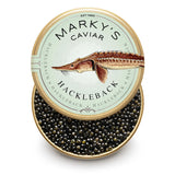 MARKY'S Hackleback Black American Caviar - 1.75 oz / 50 g - Premium Malossol Black Roe - GUARANTEED OVERNIGHT