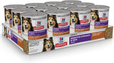 Hills science diet adult 1-6 sensitive stomach & sensitive skin dog food, 12.5 oz tender turkey & rice stew in gravy, 12-pack