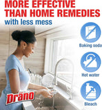 Drano Balance Drain Clog Remover and Cleaner, Non-Corrosive Formula, Safe on All Pipes and Septic Tanks, Formulated Using Only Essential Ingredients, 32 Fl Oz