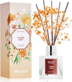 Airkeep Reed Diffuser Set,3.38 fl oz (100 ml) - Clean Linen Oil Diffusers with 8 Reed Sticks,Home Fragrance Reed Diffuser for Bathroom Shelf Decor