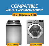 Washing Machine Cleaner Tablets | 24 Count 1-Year Supply | Formulated for Pet Owners | Pet-Friendly Deep Descaler | HE, Top & Front Load | Septic Safe & Eco-Friendly | Eliminates Odor & Residue