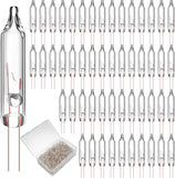 Mudder 100 Pcs Mini Christmas 2.5 Volt Replacement Light Bulbs for Christmas Trees Decorative Light Supplies Indoor Outdoor Xmas Decor, 0.17 Ampere, 0.42 Watt (Clear)