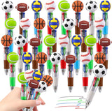 cZWZ 20Pcs Mini Multicolor Pens 4-in-1 Cute Ballpoint Pens for Kids Birthday Party Favors Gifts Teacher Supplies