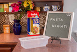 Original Fasta Pasta Microwave Cooker with Lid & Built-in Strainer, Patented Design for Perfect Al Dente Pasta Every Time