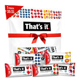 That's it. Mini Fruit Bars Variety 35 Pack, No Sugar Added, Plant-Based, Vegan & Gluten Free