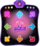 Flooyes Dance Mat Toys for 3-12 Year Old Kids, Electronic Dance Pad with Light-up 6-Button Wireless Bluetooth, Music Dance with 5 Game Modes, Birthday Toys Gifts for 3 4 5 6 7 8 9 10+ Year Old Girls