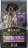 purina pro plan high protein salmon and rice dog food, 33 lb bag, dry formula