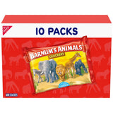 Barnum's Original Animal Crackers, 10 Snack Packs, 1 oz, Circus-Themed, Kids' Snacks, Calcium-Rich