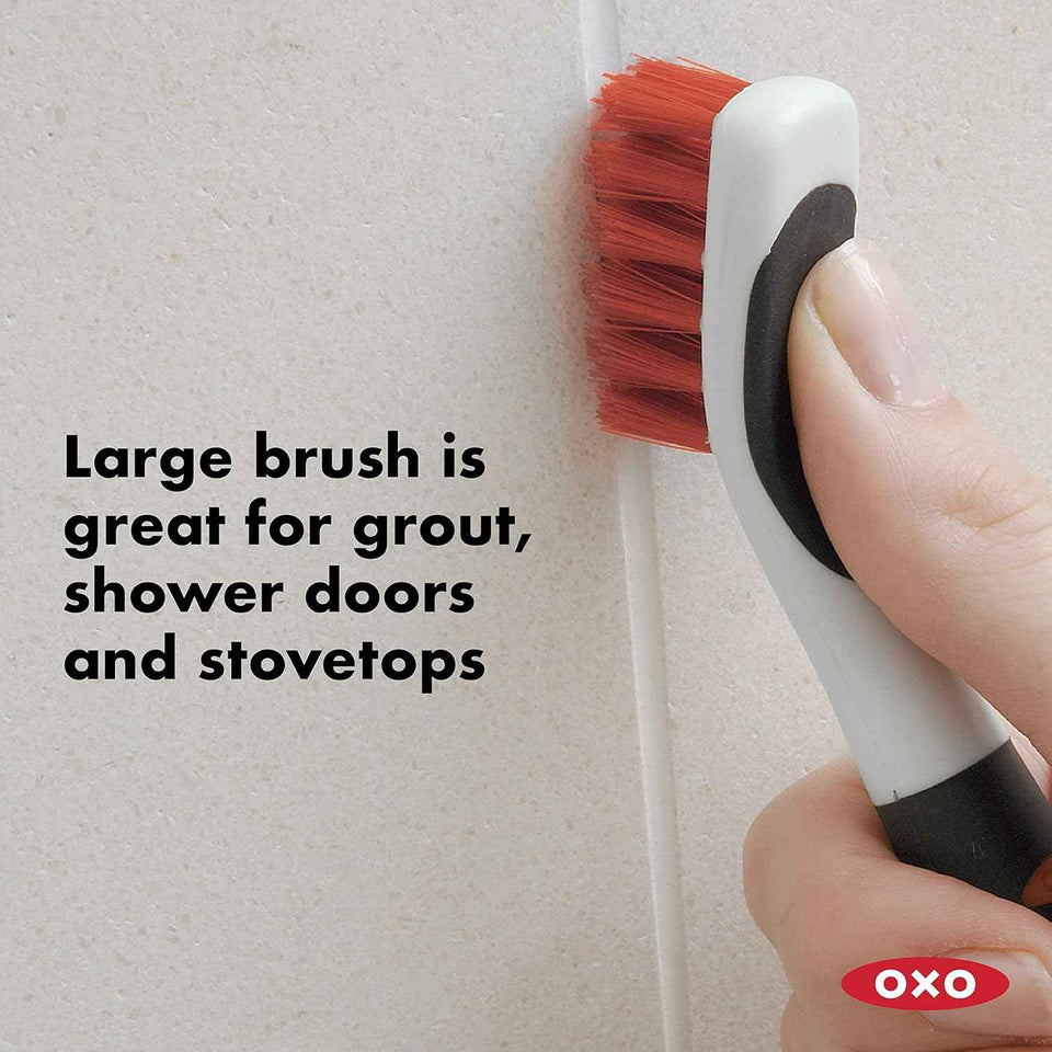 OXO Good Grips Deep Clean Brush Set with 2 Brushes and Non-Slip Grips