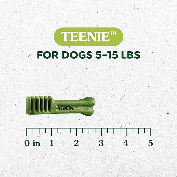 Greenies Original Teenie Dental Dog Treats, 12 oz. Pack (43 Treats)