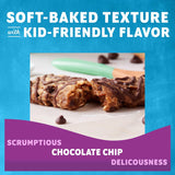 non-gmo usda organic chocolate chip soft-baked granola bars 18-pack 12g whole grains