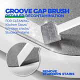 Holikme 7 Pack Deep Cleaning Brush Set, Scrub Pads with Scraper Tip for Pool Walls, Bathroom, Grout, Floor, Tub, Shower and Kitchen Surface (Green)