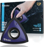 Analanan Mini Pet Hair Remover for Car Detailing Supplies, Carpet Dog Hair Remover, Jet Black