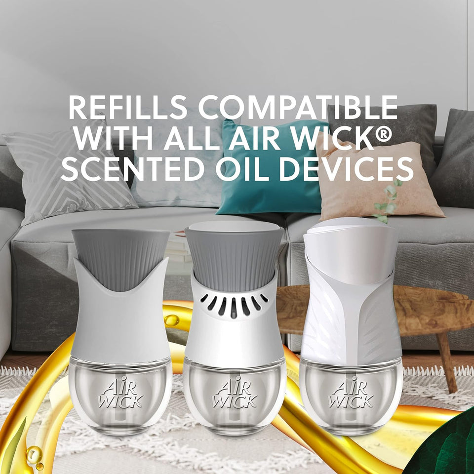 Air Wick plug in Scented Oil Warmer, White, 1 Count, Essential Oils, Air Freshener