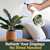 Sparkle Plenty Silk Sensation Artificial Flower & Plant Leaf Cleaner and Shine - Fake Flower Dusting Spray - Silk Plant Cleaner Spray No Wipe - Drip Dry Cleaning Supplies for Artificial Tree (32oz)