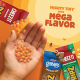 Gripz Mini Baked Snack Crackers, Sweet and Salty Variety Pack, 11oz Box with 12 Pouches, Easy-Open
