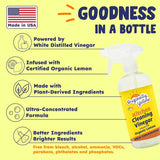 Originally Yellow 16 Fl Oz Plant-Based Kitchen Cleaner, 3-Pack with Natural Vinegar and Organic Lemon
