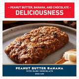 clif bar energy protein bars peanut butter banana dark chocolate organic oats non gmo 10 pack