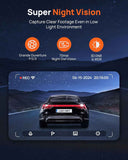 70mai dash cam m310, 1296p qhd, 130° wide-angle fov, wdr, night vision, ios/android, parking monitor, time-lapse