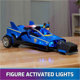 Paw Patrol: The Mighty Movie, Chase's Mighty Transforming Cruiser with Mighty Pups Action Figure, Lights and Sounds, Kids Toys for Boys & Girls 3+