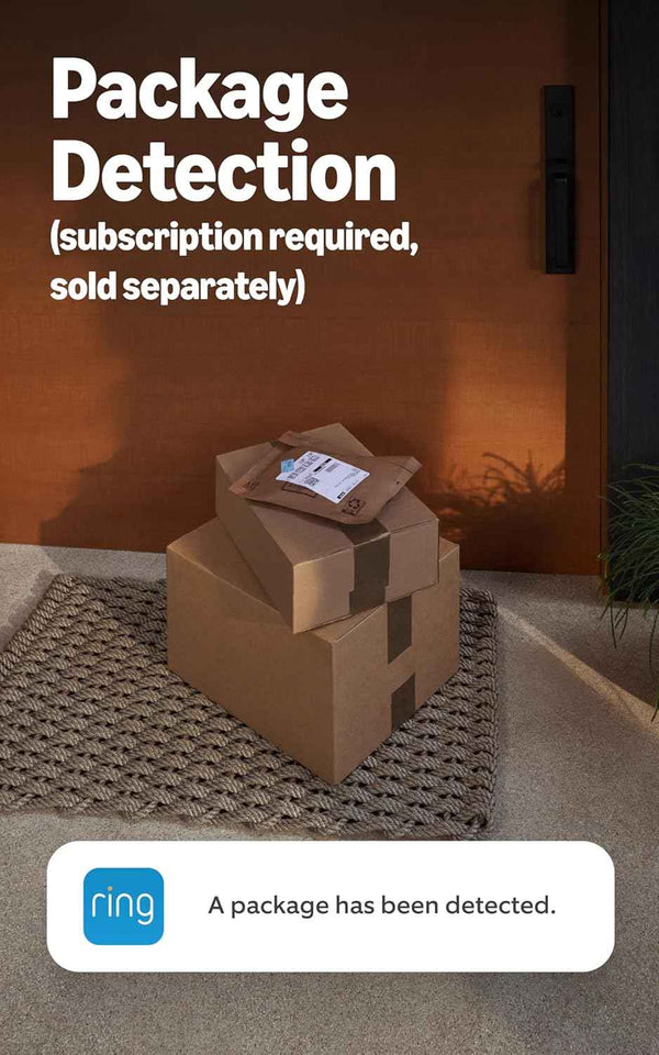 Ring Battery Doorbell (Venetian Bronze, 2nd Gen) - Home Security with Head-to-Toe Video and Motion Detection