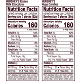 hersheys hugs & kisses assorted flavored 21.4 oz valentines candy bag kosher gluten-free milk chocolate