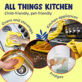 Originally Yellow Plant-Based Kitchen Cleaner, 16 Fl Oz (3-Pack), Powered by Natural Vinegar & Infused with Organic Lemon