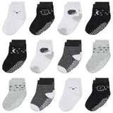 Mother's Choice Organic Cotton Baby Socks 0-6 Months, 12 pairs, Soft, Cozy, and Gentle Socks for Infants Girls and Boys