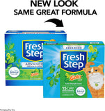 Fresh Step Advanced Clumping Litter with Febreze and Gain Scent, 37 lbs, 2 x 18.5 lb Box, Odor Control