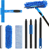 vitever professional 69'' window cleaner tool with extension pole and rotating head for easy window cleaning