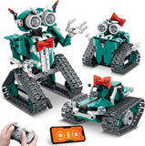 IQKidz STEM Building Blocks Kit for Kids - 2 in 1 Remote Control Race Car and Robot Toy, Great Gift for Boys, Teens Age 6 7 8-12+ Year Old Who Love Engineering and RC Sports Car Toys