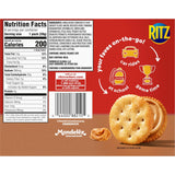 ritz peanut butter sandwich crackers lunch snacks 48 pack bulk
