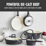 GreenLife 8-Piece Ceramic Nonstick Cookware Set - PFAS-Free, Induction Suitable, Dishwasher Safe