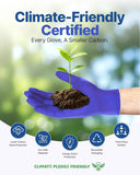 Schneider Nitrile Exam Gloves, Dark Blue, Disposable Gloves, Latex-Free, Powder-Free, Food Safe for, Cooking, Household Use
