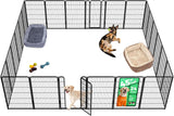 fxw homeplus unleashed 24 inch 6 panels dog pen black patented