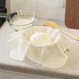 6-Pack Unbleached Cotton Cheesecloth Strainers for Cooking, Baking, and Cheese Making - 20x20 Inch Hemmed Grade 100 Cheesecloth