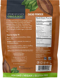 organic unsweetened cacao powder 1 lb rich dark chocolate flavor vegan keto paleo non-gmo gluten-free