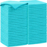 AIDEA Microfiber Cleaning Cloth-50PK, Soft Microfiber Towels for Cars, Absorbent Cleaning Rags, Lint-Free Streak-Free Wash Cloths for House, Kitchen, Window(12in.x12in)