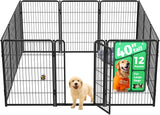 fxw homeplus unleashed 24 inch 6 panels dog pen black patented
